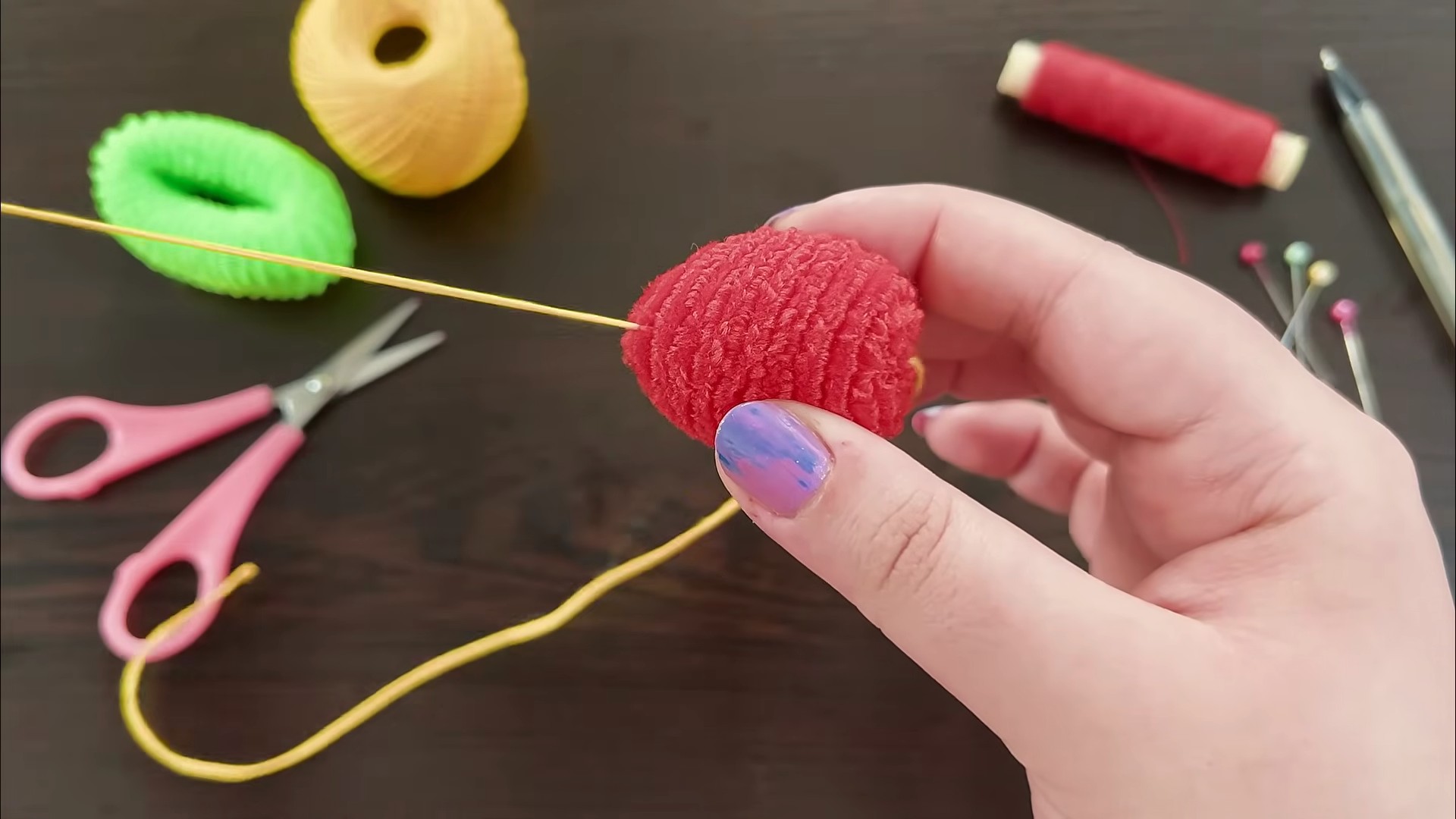 Strawberry Keychain DIY