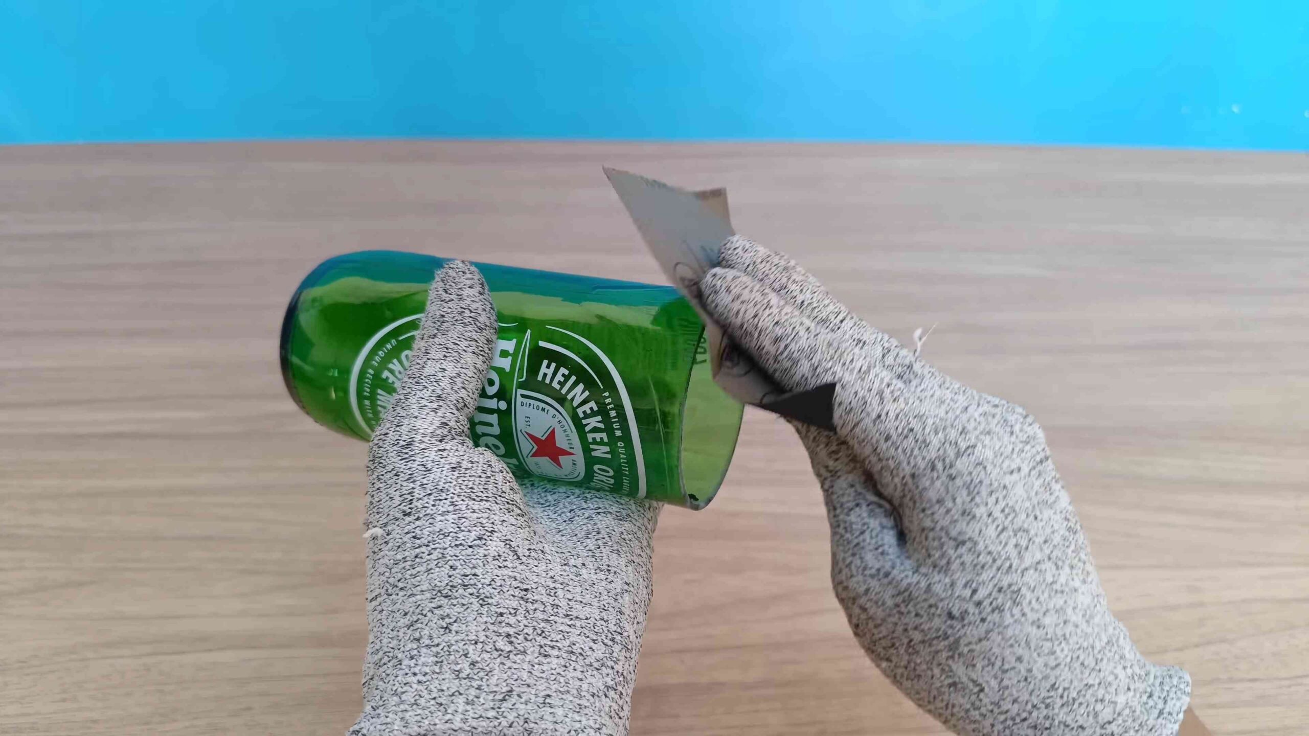 DIY recycled glass
