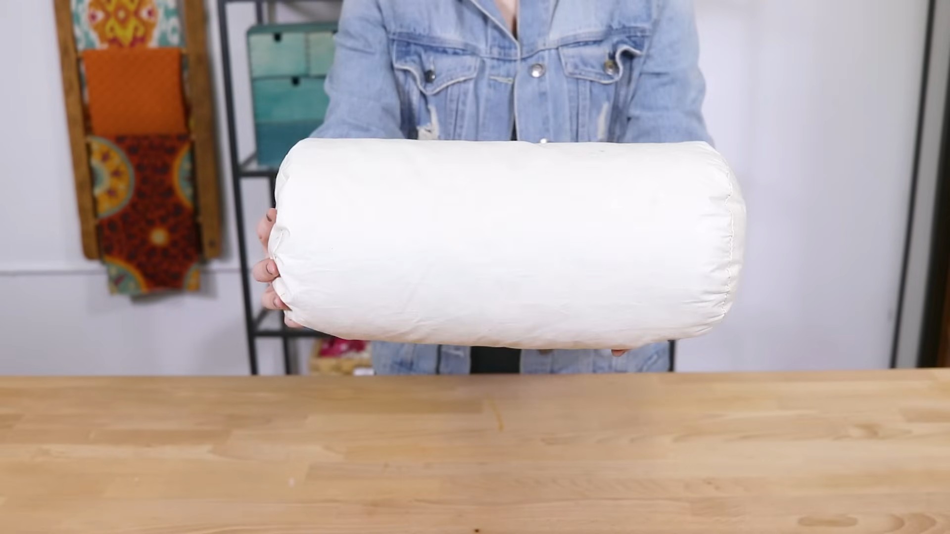 DIY Bolster Pillow Sewing