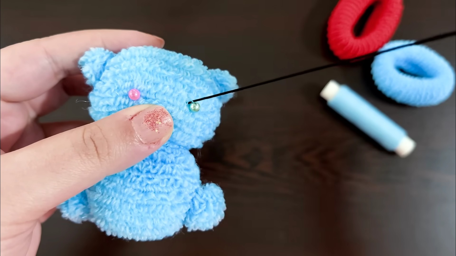 DIY Teddy Bear Keychain