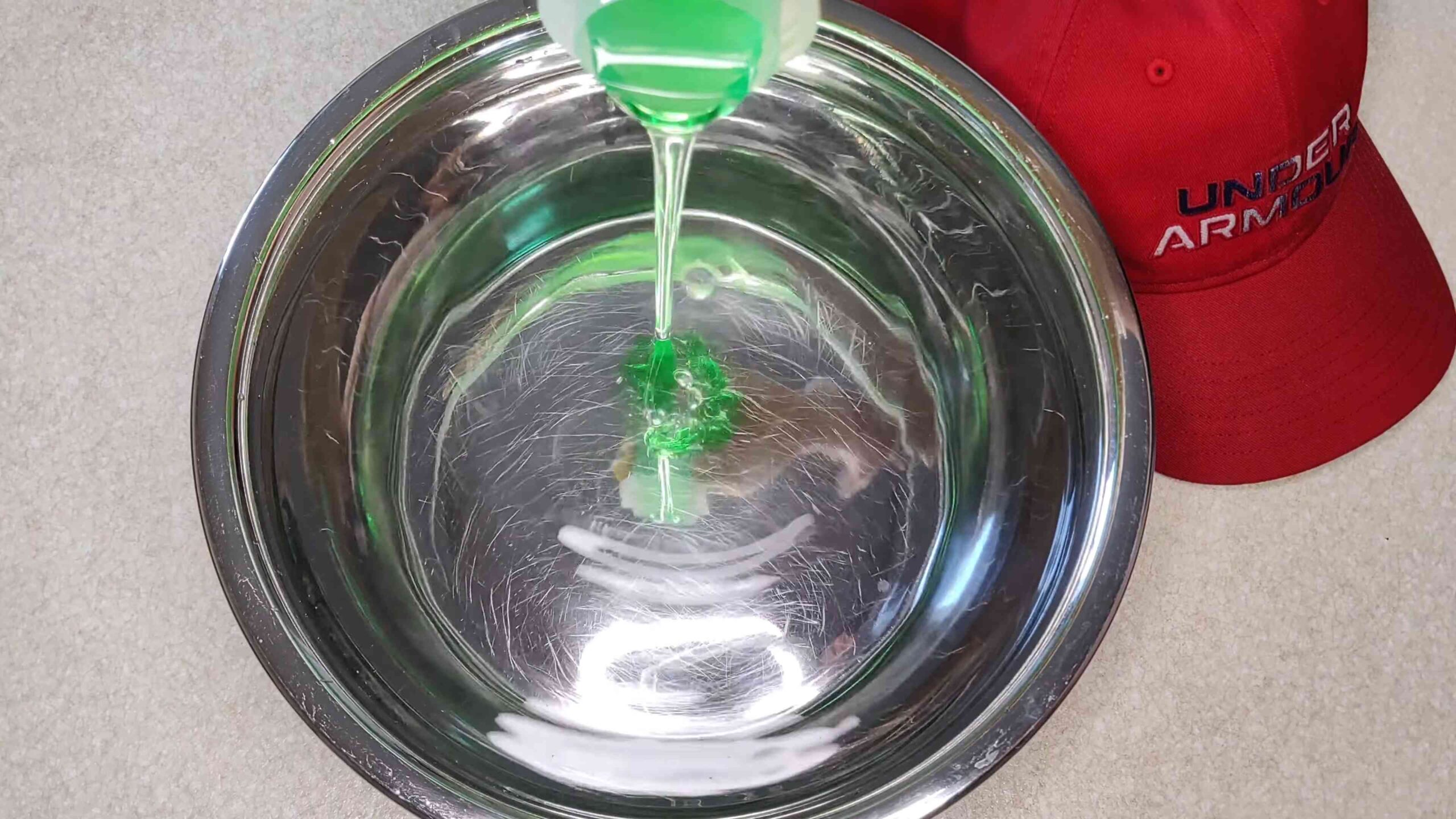 DIY cap cleaning