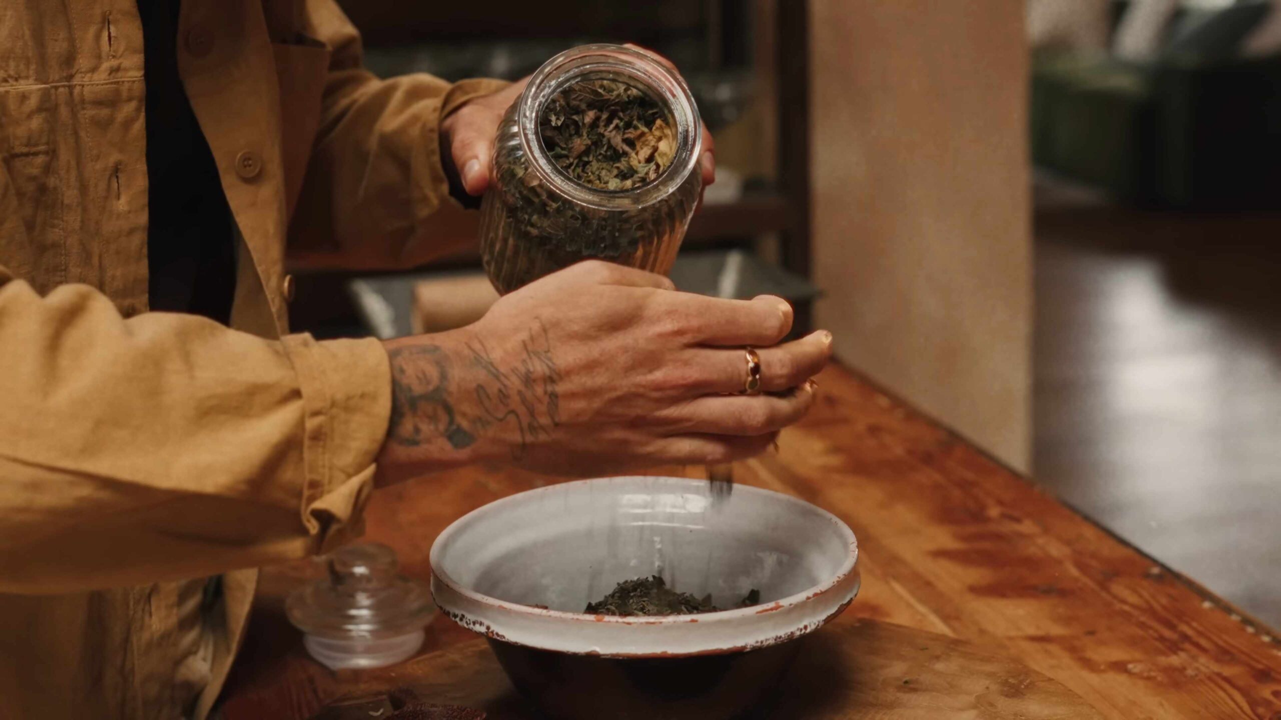 Healing herbs garden